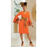 Savanna Dramatic Sleeve Dress, , large