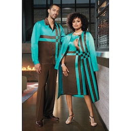 Perry Women&#39;s Colorblock Jacket Dress &amp; Perry Long-Sleeve Pant Set, , large