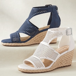 Easy Street Tova Peep-Toe Wedge, , large