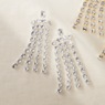 Crystal Fringe Drop Earrings, , large