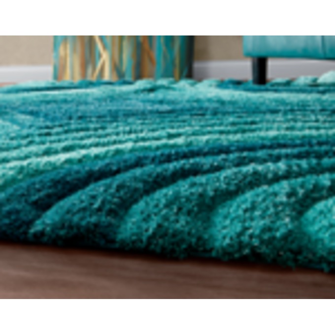 Astral Rug, Teal, large