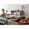 10-Piece Homestead Aluminum Cookware Set with Metallic Accents, , large