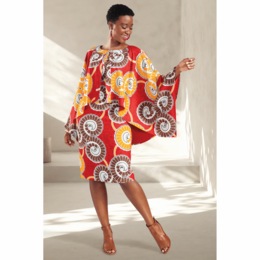 Juno Cape Jacket Dress, , large