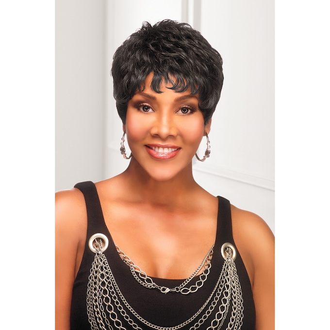 Vivica Fox Pixie Human-Hair Wig, , large