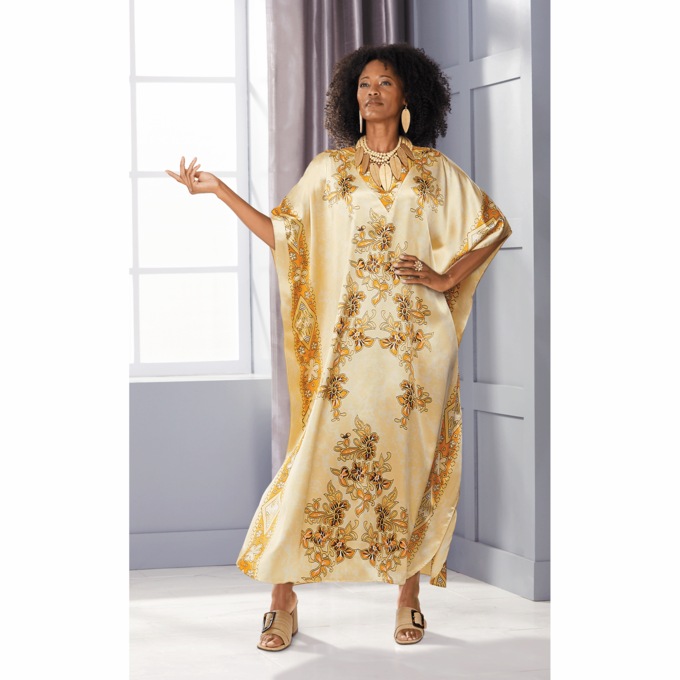 Polyester caftans outlet