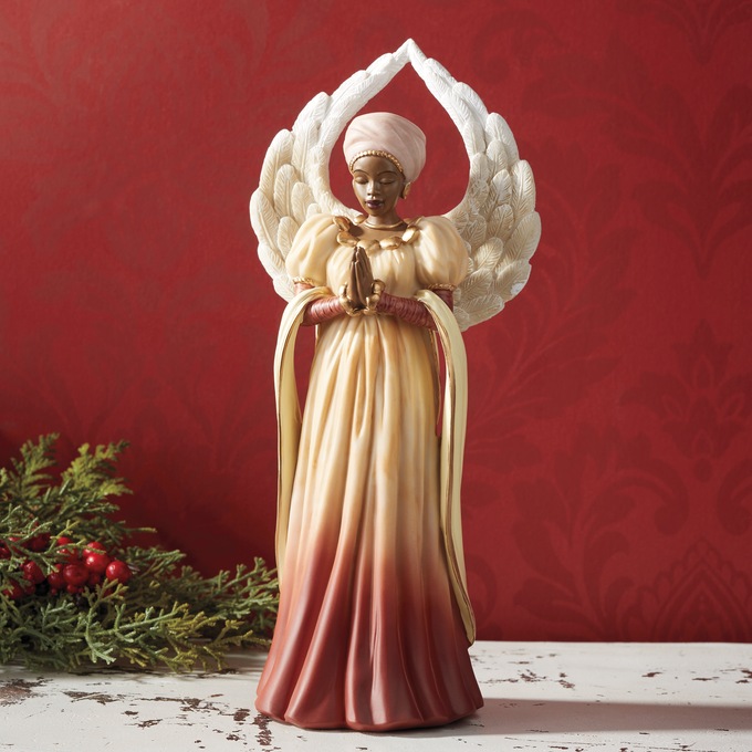 Praying Ombré Angel Figurine, , large