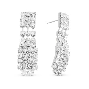 Crystal Bar Earrings, , large