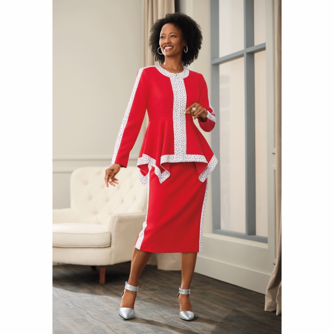 Alena Skirt Suit, , large