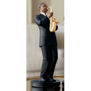 Ebony Vibrations Saxophone Player, , large