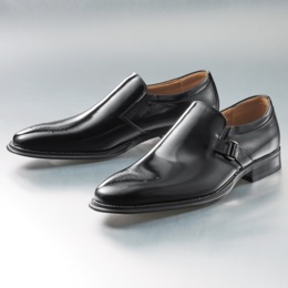 Stacy Adams Men's Leather Alistair Plain-Toe Ornament Slip-On, , large