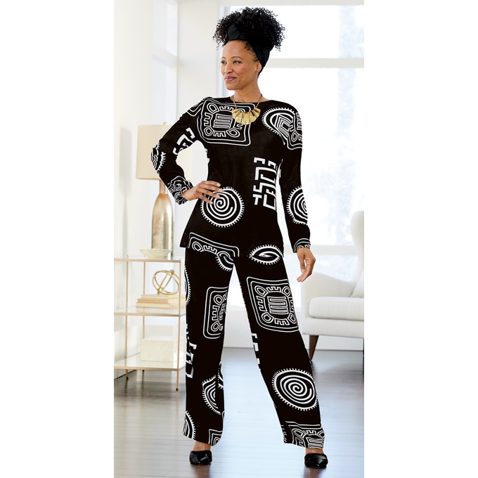 Power Print 3-Piece Wardrober, Black White, large