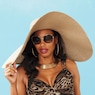 Oversized Straw Hat, , large