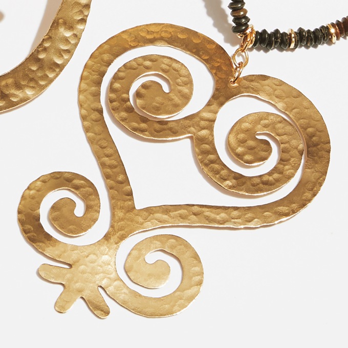 Symbols Two-Tone Necklace, , large