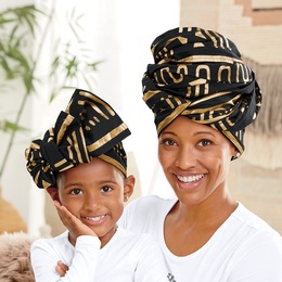 Royalty Headwrap and Little Royalty Headwrap, , large