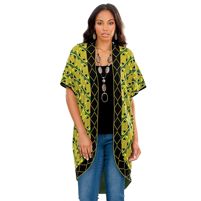 Alaba Kente Sweater, , large