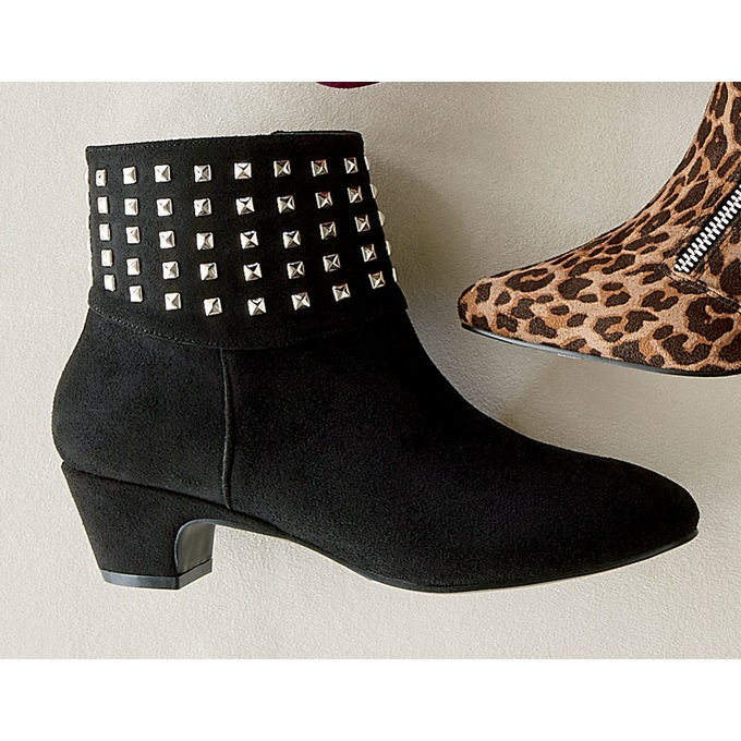 Amanda D&#39; Laurie Studded Collar Bootie, , large