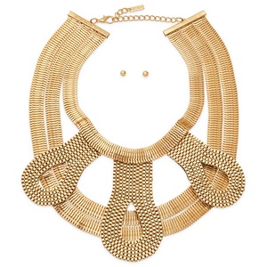 Loop Necklace and Earring Set, , large