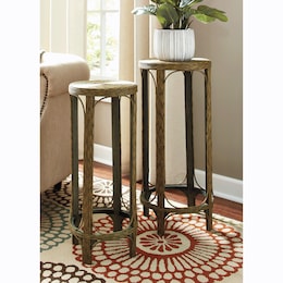Set of 2 Renita Plant Stands, , large