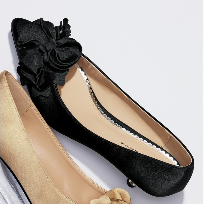 Amanda D'laurie Ruffle Kitten Heel, , large