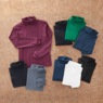 3-Pack Classic Men's Jersey Turtleneck Set, , large