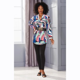 Selma Striped Shirt, , large