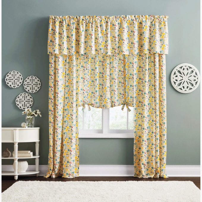 Finley Floral Window Panel, , large