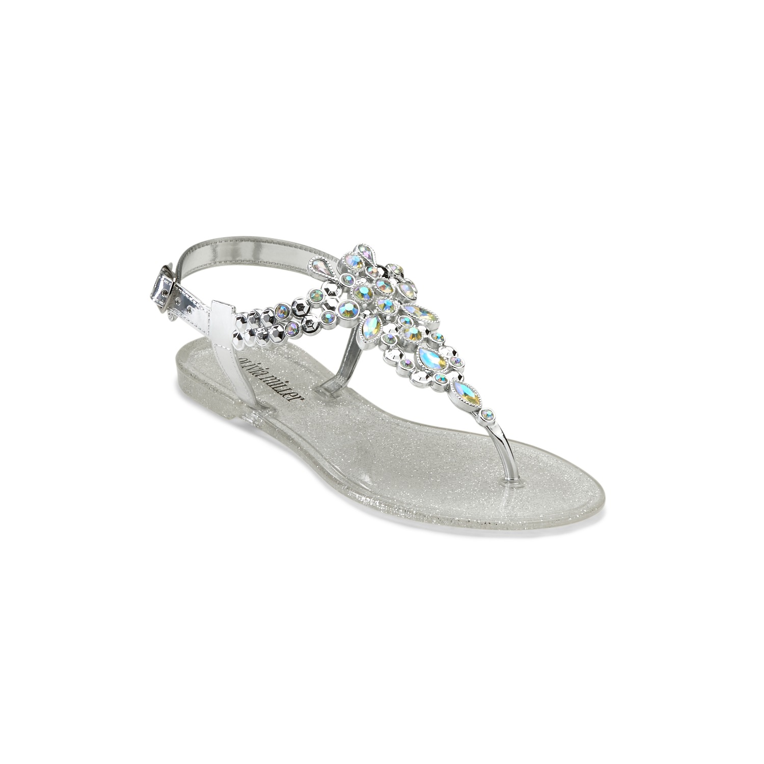 Olivia Miller Rhinestone Strap Thong ASHRO