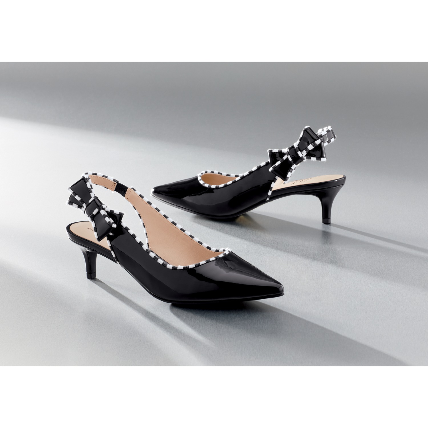 Bow slingback best sale