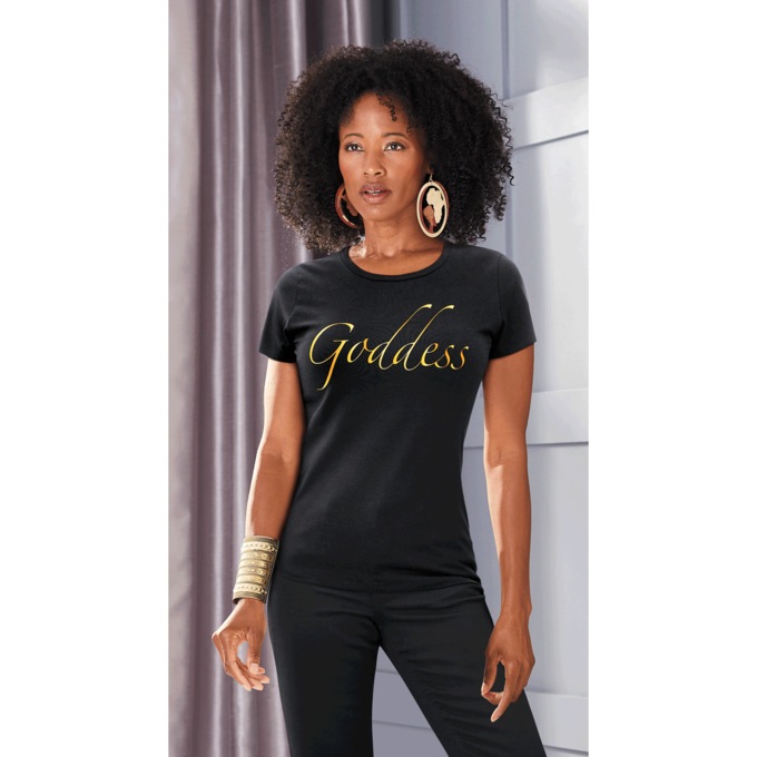 Goddess Peplum Top, , large