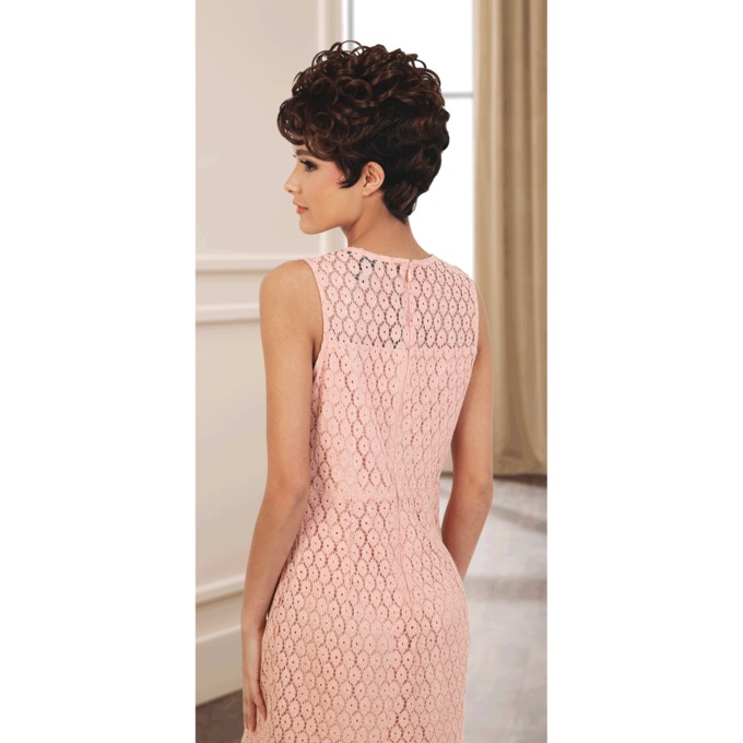Motown Tress Trini Wig, Medium Dark Brown Copper Blonde, large