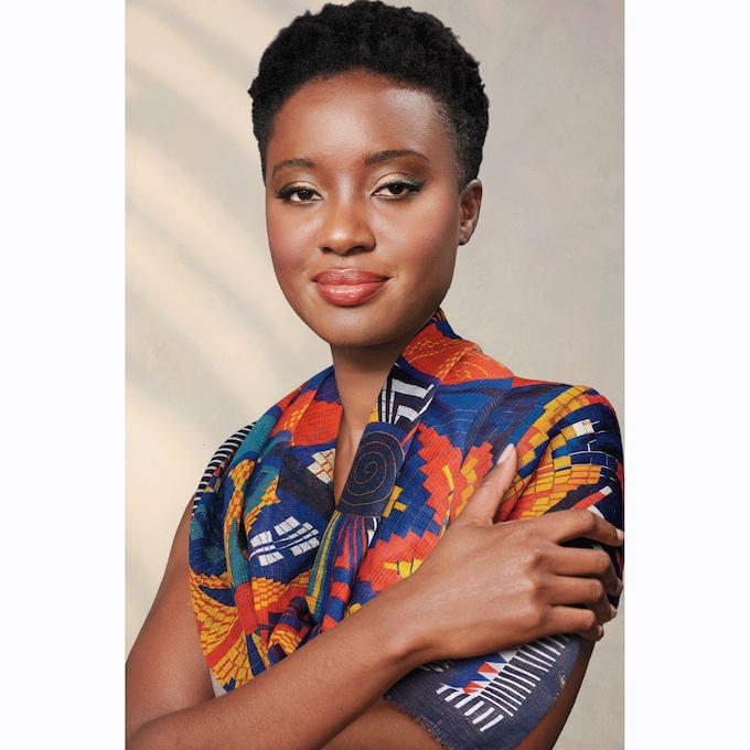 Afrocentric Printed Scarf, , large