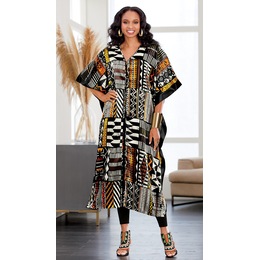 Akena Long Duster Caftan, , large