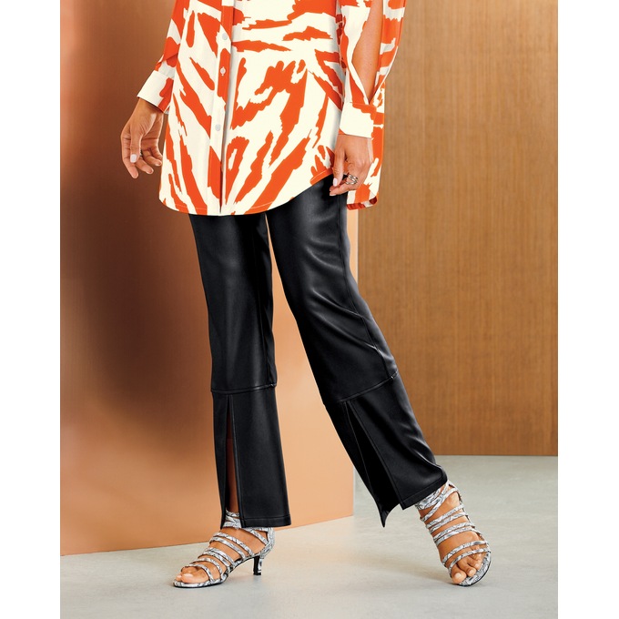 Viola Vegan Leather Pant, , large