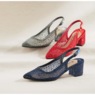 Lady Couture Rhinestone Demi Slingback for Women with 2.5" Block Heel and Adjustable Ankle Strap, , large