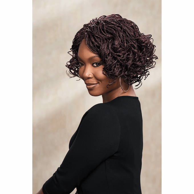 Teresa Braided Wig, Off Black Wine, large
