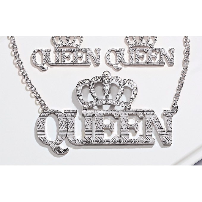 Queen/Crown Necklace, , large