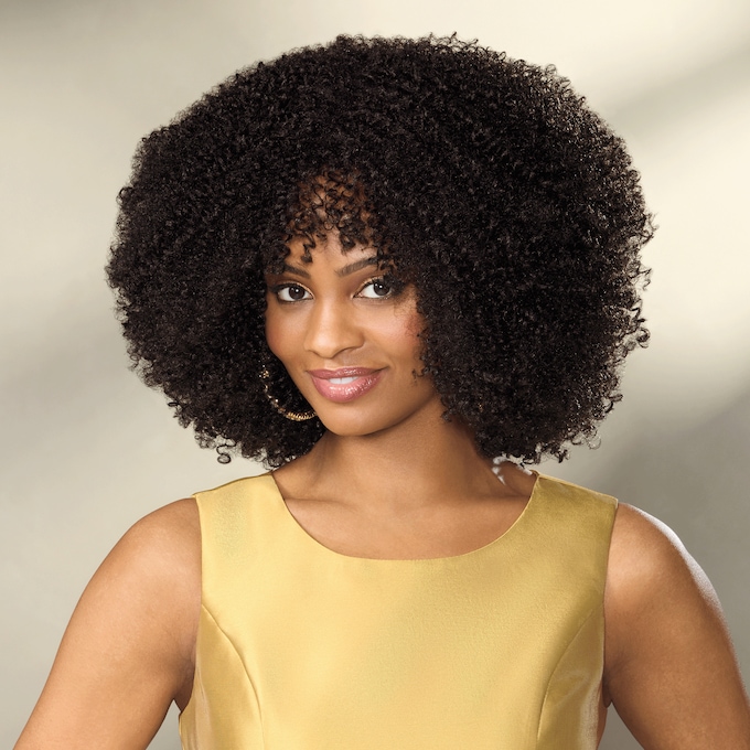 Neva Natural Textured Curly Wig, Off Black, large