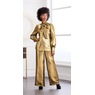 Mod Tie-Neck Top &amp; Mod Wide-Leg Pant, , large