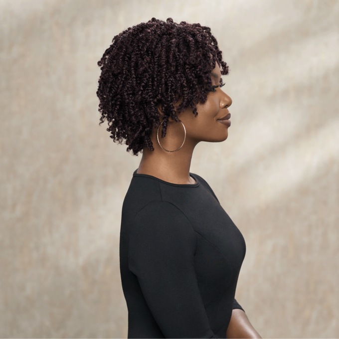 Ketanji Wig, Dark Burgundy Wine, large