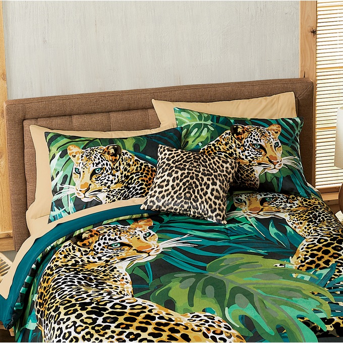 Velvet Jungle Accent Pillow, , large