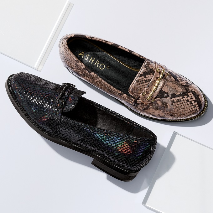 Snake-Print Loafer, , large