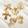 African Symbol Earrings, , large