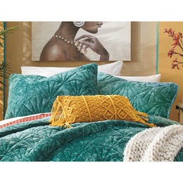 Lush Velvet Quilt and Sham, , large