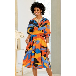 Lakin Cotton Shirt Dress, , large