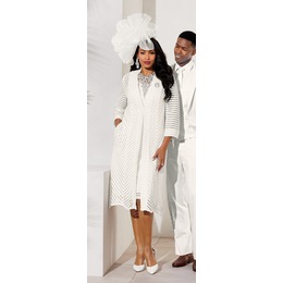 Morganna Textured Jacket Dress, , large