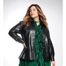 Faux Leather Jacket, , large
