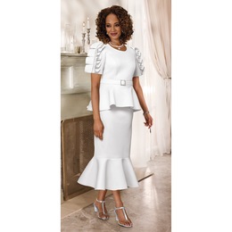 Vonetta Peplum Dress, , large