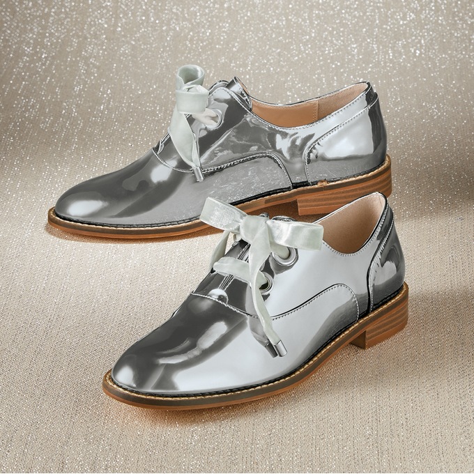 Velvet Lace Oxford by Midnight Velvet, , large