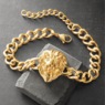 Majesty Men's Lion Head Bracelet, , large