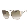 Jimmy Choo River/S Sunglasses, Gold Brown, large